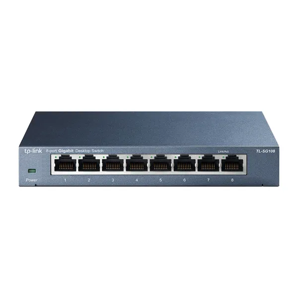 Switch TP-Link TL-SG108 V3.0 8 Puertos/ RJ-45 10/100/1000