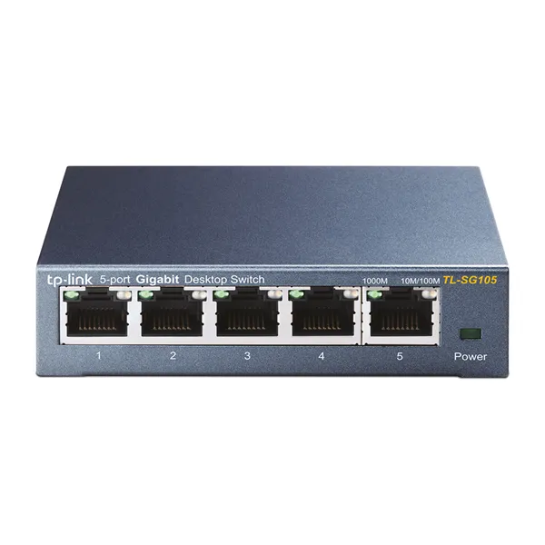 Switch TP-Link TL-SG105 5 Puertos/ RJ-45 10/100/1000