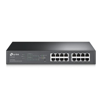 Switch TP-Link TL-SG1016PE/ 16 Puertos/ RJ45 10/100/1000/ PoE+