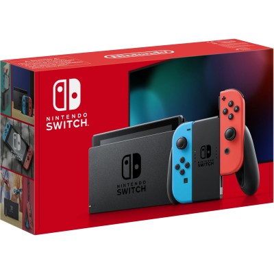 Nintendo Switch Azul Neón/Rojo Neón 2022 | 2 Mandos Joy-Con