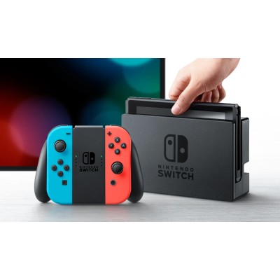 Nintendo Switch Azul Neón/Rojo Neón 2022 | 2 Mandos Joy-Con