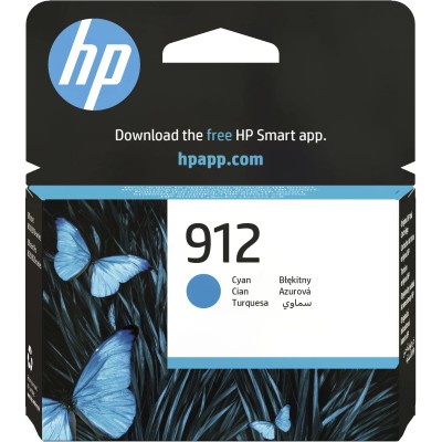 HP 912 Cian 3YL77AE - Cartucho de Tinta Original