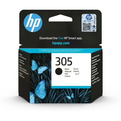 HP 305 Negro 3YM61AE - Cartucho de Tinta Original