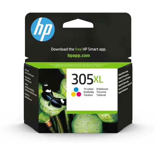 HP 305XL Alta Capacidad Tricolor 3YM63AE - Cartucho de Tinta Original