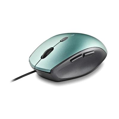 Ratón Ergonómico NGS Moth Ice/ Hasta 1600 DPI/ Verde Hielo