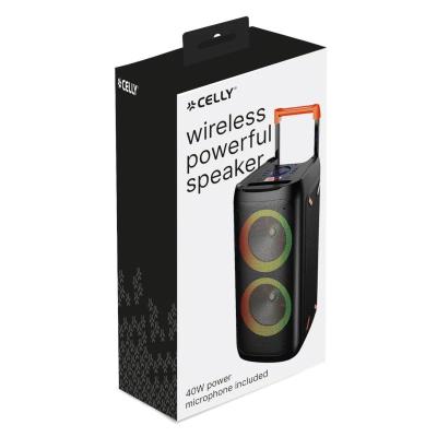 Celly altavoz trolley partyspeakerbk rgb