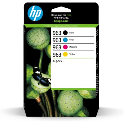 HP 963 Multipack Cian Magenta Amarillo Negro Original | Tóner