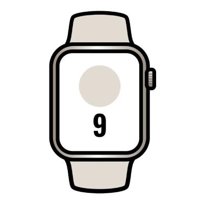 Apple Watch Series 9/ GPS/ 41mm/ Caja de Aluminio Blanco