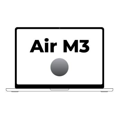 Apple Macbook Air 13,6'/ M3 8-Core CPU/ 8Gb/ 256Gb SSD/ 8-Core