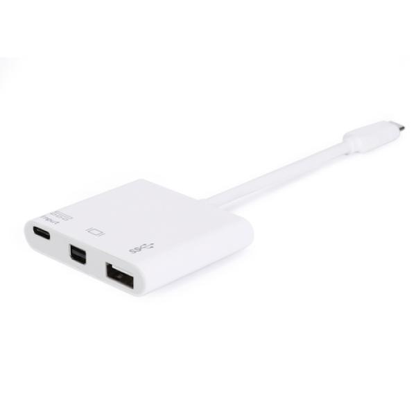 Adaptador Usb-c Equip 133463 "caja Deteriorada""cash30" A 1xmini Displayport 1xusb-a 3.0 1xusb-c Pd 60w