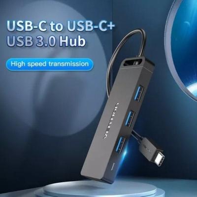 Hub USB Tipo-C Vention TGTBB/ 3xUSB/ 1xUSB Tipo-C/ 1x MicroUSB