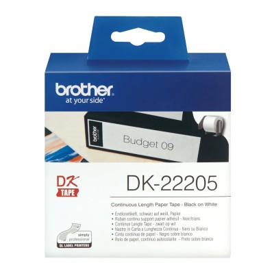 Rollo de Papel Continuo Original Brother DK-22205