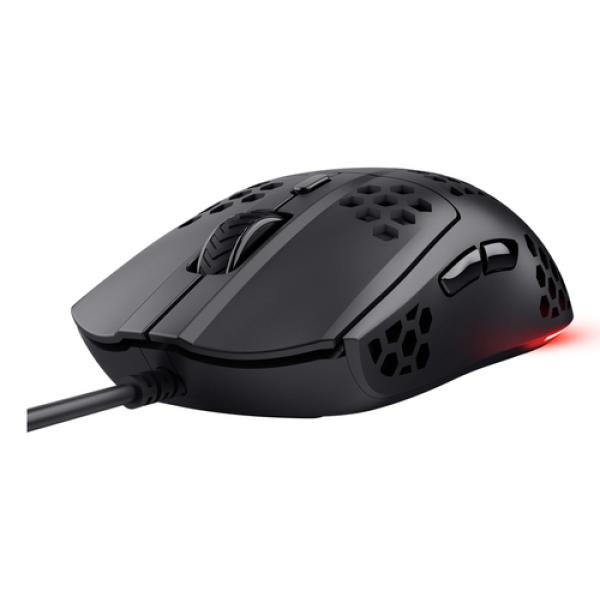 Ratón Gaming Trust Gaming GXT 929 Helox/ Hasta 6400 DPI/ Negro