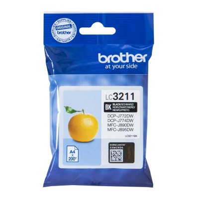 Cartucho de Tinta Original Brother LC-3211BK/ Negro