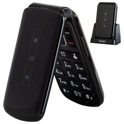 Teléfono Móvil Qubo P-210NWBKC para Personas Mayores/ Negro