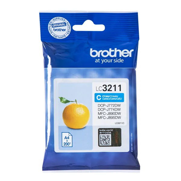 Cartucho de Tinta Original Brother LC-3211C/ Cian