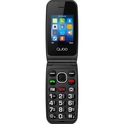 Teléfono Móvil Qubo NEON2W-SOS para Personas Mayores/ Negro/