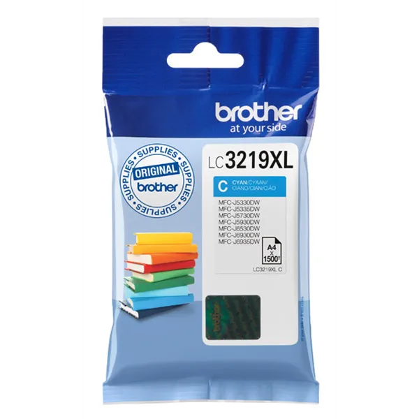 Cartucho de Tinta Original Brother LC-3219C XL Alta Capacidad/ Cian