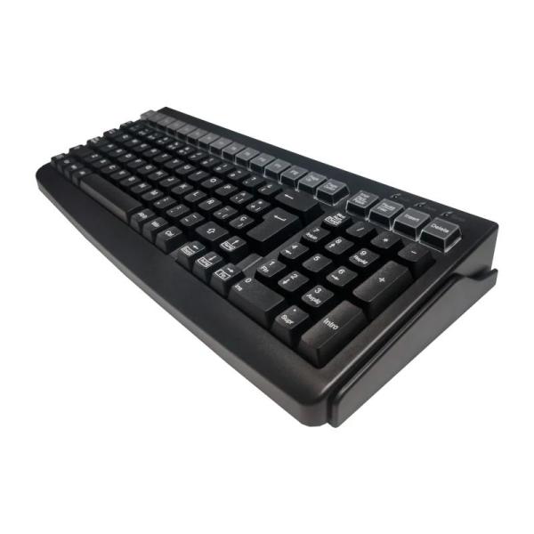 Mustek teclado tpv mkb-800m banda magn. 3 pistas