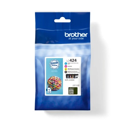 Cartucho de Tinta Original Brother LC424VAL/ Multipack/ Cian/