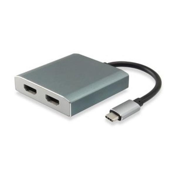 Adaptador Usb-c Equip 133464 A 2xhdmi (0.15cm) 4k