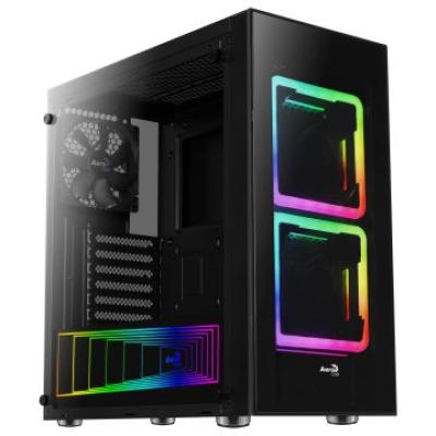 Caja Atx Semitorre Gaming Aerocool Tor Frontal Con 2