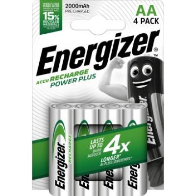 Pila Recargable Energizer Power Plus Hr6 2000mah Aa Pack 4