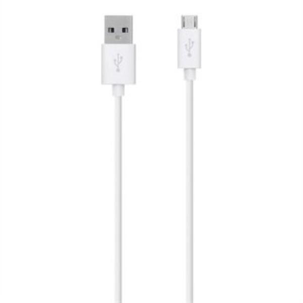 Cable Belkin F2cu012bt2m-wht Micro-usb A Usb Mixit 2m Carga Y Sincroniza Blanco