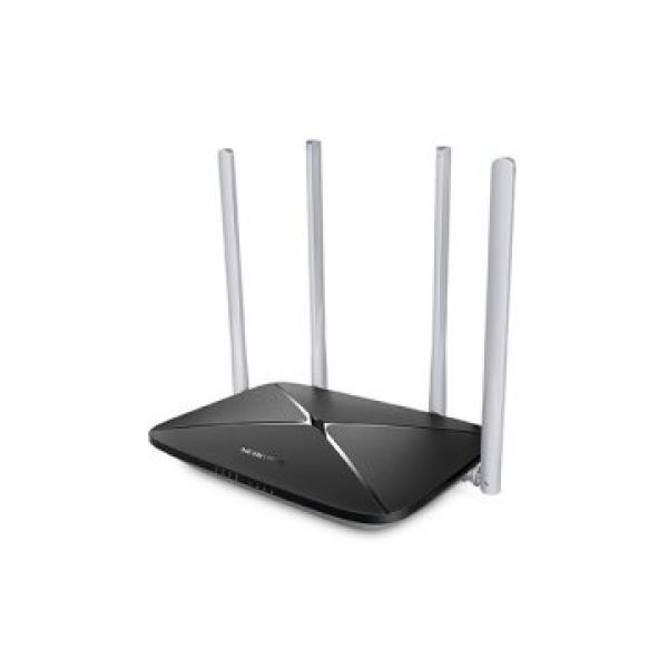 Router Wifi Ac Dualband Mercusys Ac12 Wifi Ac1200 4 Puertos Lan 1 Puerto Wan 4 Antenas De 5dbi