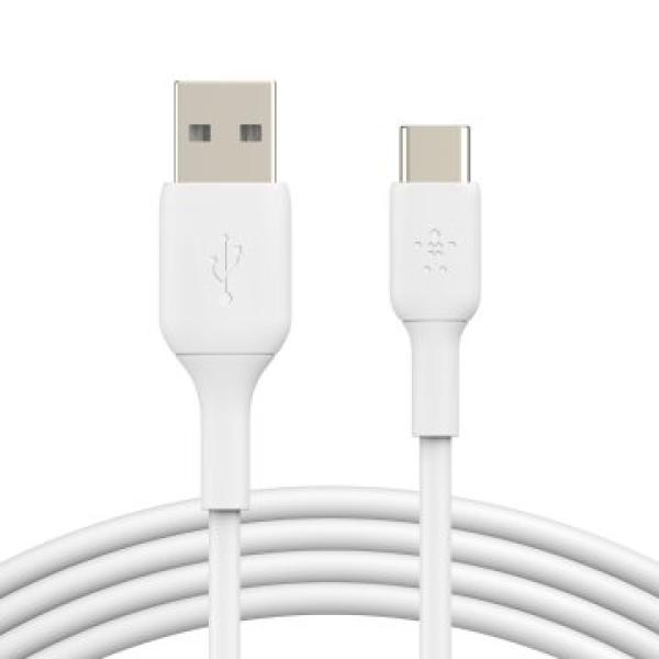 Cable Belkin Cab001bt1mwh Usb-c A Usb-a Boos Charge™ 1m Color Blanco