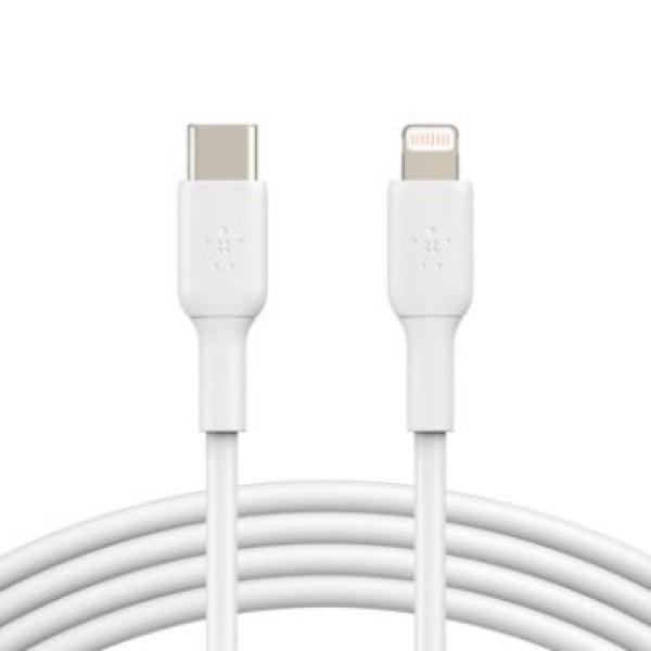 Cable Belkin Caa003bt1mwh Usb-c A Lightning Boost Charge 1m Color Blanco