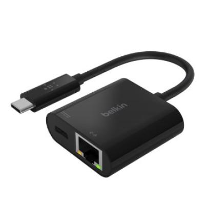 Adaptador Belkin Inc001btbk Usb-c A Ethernet + Carga 60w Color