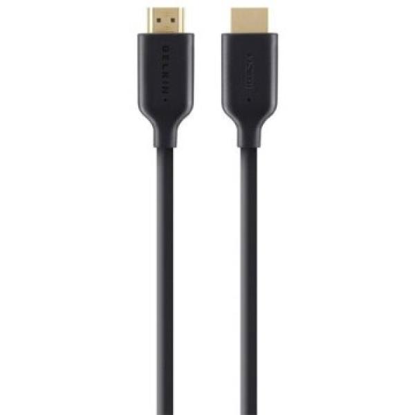 Cable Hdmi Belkin F3y021bt1m Alta Velocidad Con Ethernet 1m Color Negro