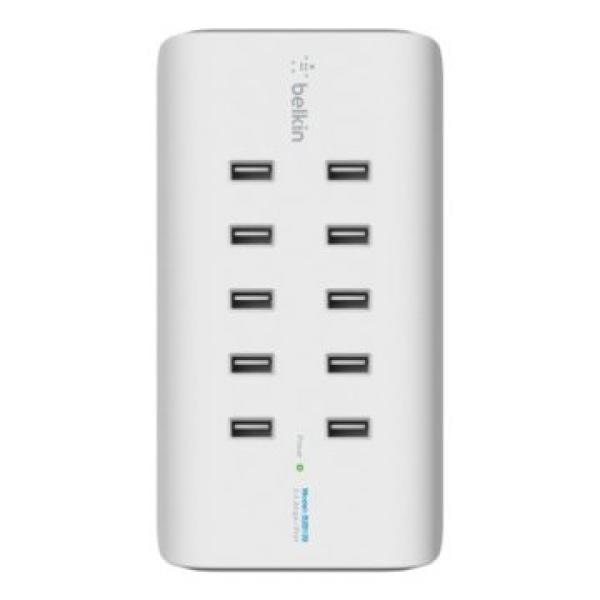 Hub Usb 2.0 Belkin 10 Puertos 2.4amp Usb Charger