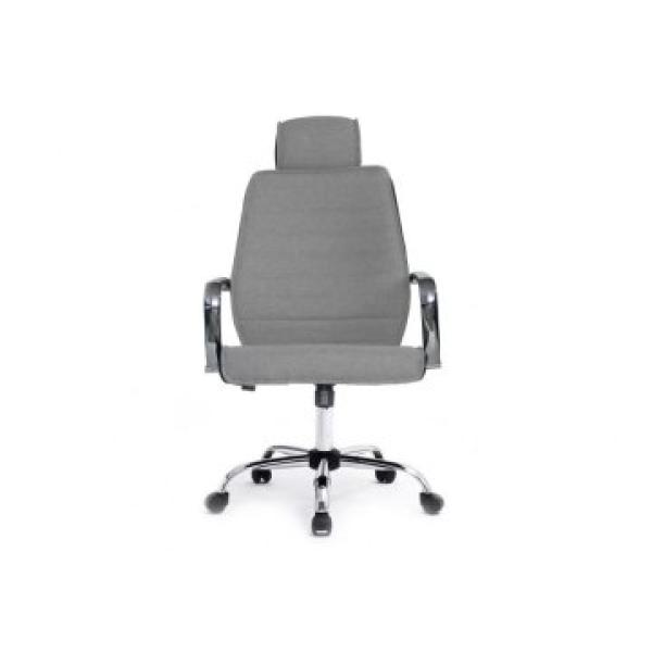 Silla De Oficina Equip Cash30 (caja Golpeada) Respaldo Medio Color Gris Recubrimiento Pu De Alta Calidad Diseño Ergonomico