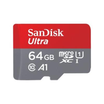 Memoria Sd Micro 64gb Sandisk Ultra Microsdxc + Sd Adapter