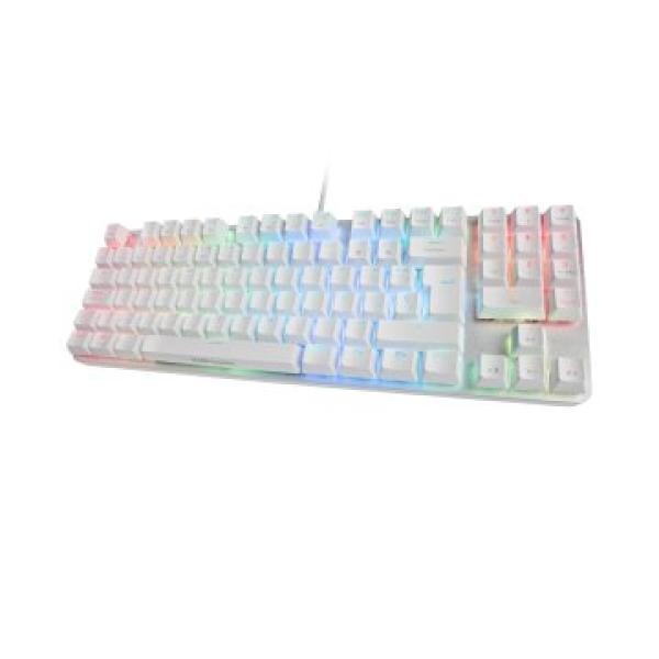 Teclado Mecanico Compacto Tkl Mars Gaming Mkrevo Pro White Switch Outemu Pro Blue Chipset Vision Mcu