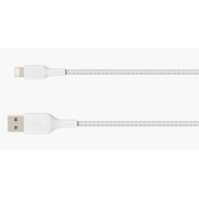 Cable Belkin Caa002bt1mwh Lightning Usb-a Trenzado Boost Charge