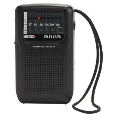 Radio Analogica Mini Con Altavoz Aiwa Rs-33 Black Pocket