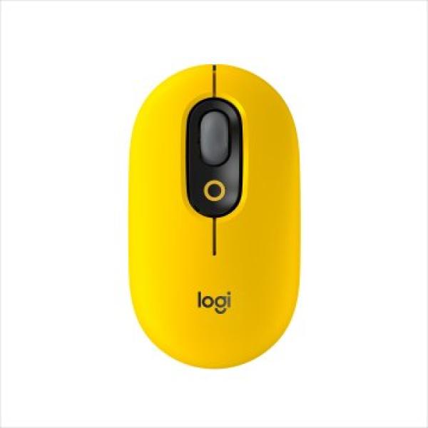 Mouse Logitech Pop Con Emoji Color Blast Yellow 910-006546