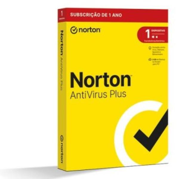 Norton Antivirus Plus 2gb Portugues 1 User 1 Device 12mo Box