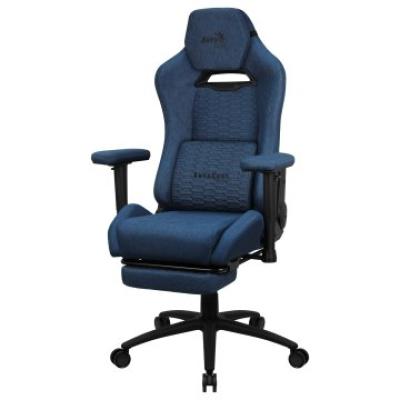 Silla Gaming Con Extension De Reposapies Aerocool Royal Cobalt