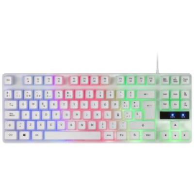 Teclado Mars Gaming Mk02 White Tamaño Compacto Tkl Switch