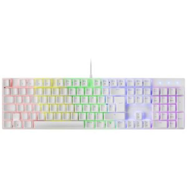 Teclado Mecanico Mars Gaming Mk422 White Switch Marron Pr De 100hz Anti-ghosting Avanzado Iluminacion Rgb