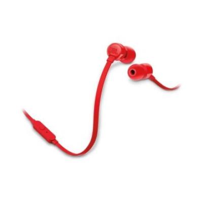 Auricular Jbl Tune T160 Red Microfono Integrado Jack 3.5mm