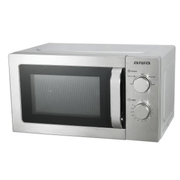 Microondas Aiwa Mw-200sl Frontal Acero Inox Capacidad 20l Potencia 700w