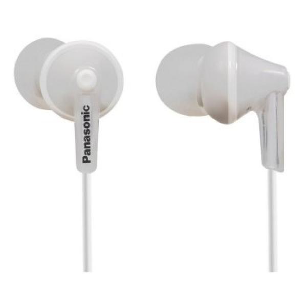 Auricular Intrauditivo Panasonic Ergofit White Rp-hje125 3.5mm Neodymium Diseño Ergonomico 3 Pares De Almohadillas Cable 1.1m