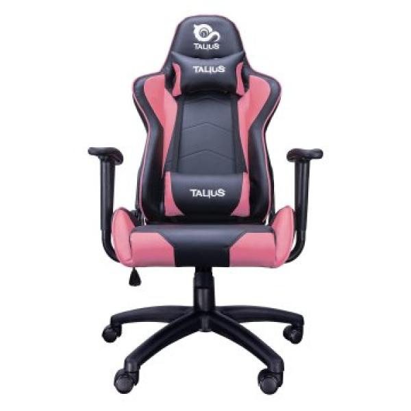 Silla Gamer Talius Gecko V2 Negra/pink, Butterfly, Base Nylon, Ruedas Nylon