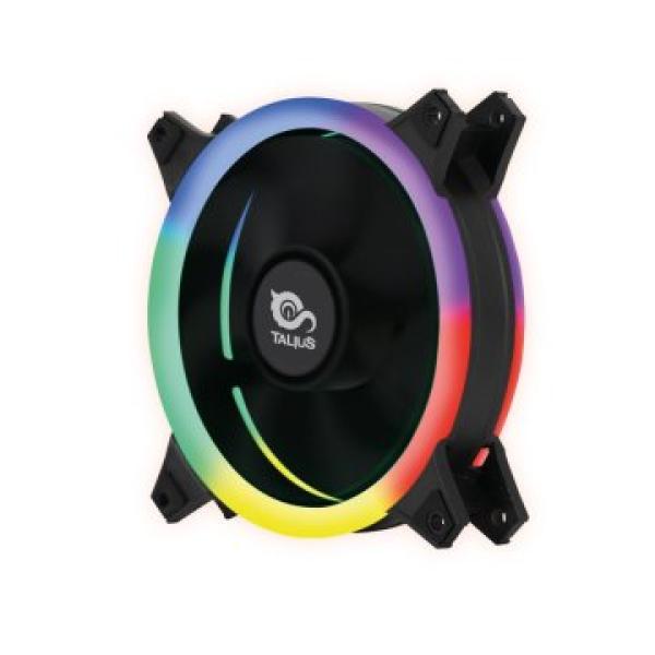 Talius Ventilador Caja Fan04 Rgb Spectrum Doble Aro Retail 12cm