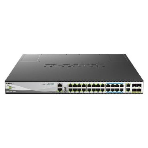 Switch Gestionable D-link Dms-3130-30ps 16xpoe+ 100/1000/2.5gbase-t / 8xpoe++ (60w) 100/1000/2.5g/5g